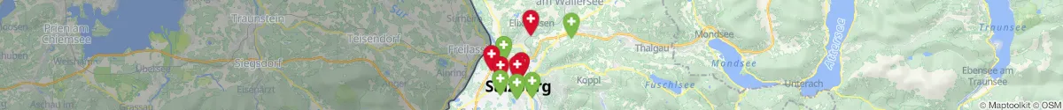 Map view for Pharmacies emergency services nearby Anthering (Salzburg-Umgebung, Salzburg)